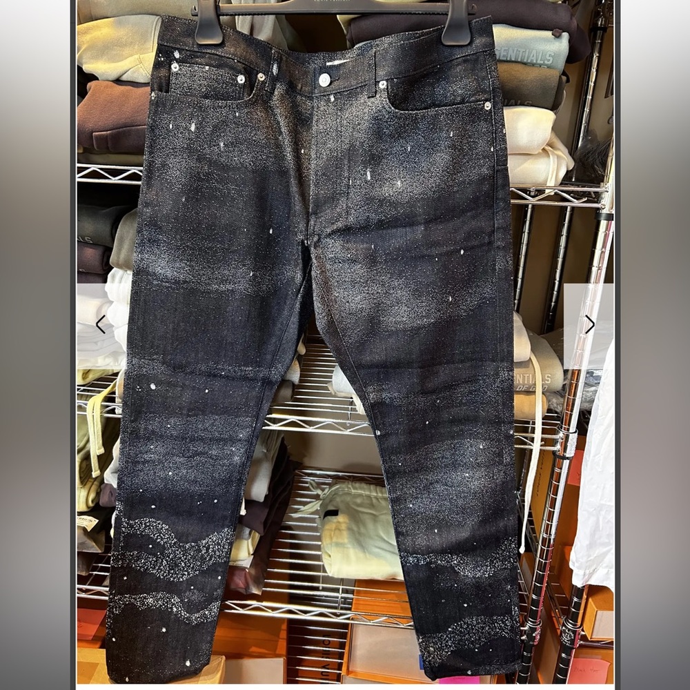 Dior X Peter Doig Denim pants